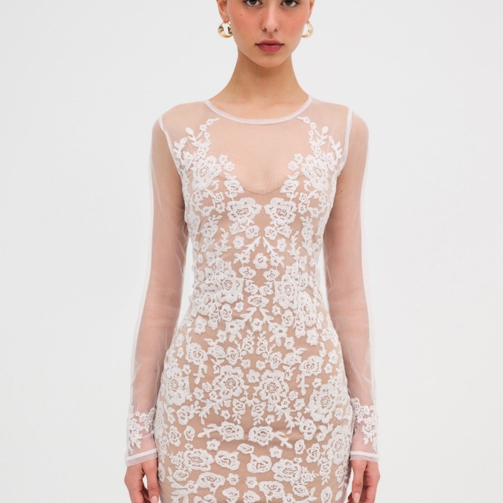 For Love & Lemons Luau Mini Dress Size XSXS / White